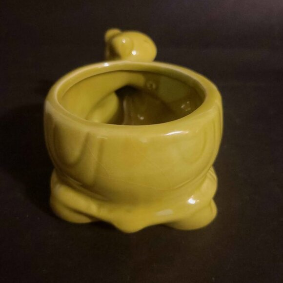 Small Ceramic Turtle Planter, Also Known As The Tillie The Turtle Planter - Picture 4 of 8